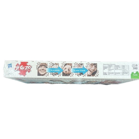 Hasbro Jigazo Puzzle Family Fun Mosaic Style Personalized Jigsaw Activity Sealed - Picture 4 of 5